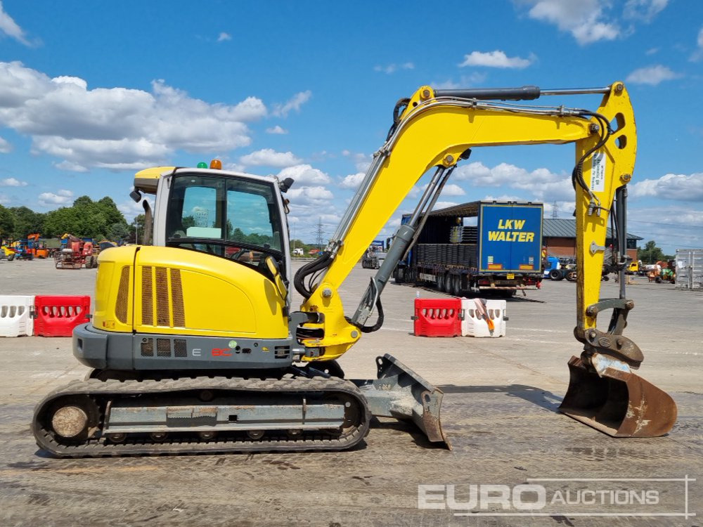Mini bager 2017 Wacker Neuson EZ80: slika Mini bager 2017 Wacker Neuson EZ80