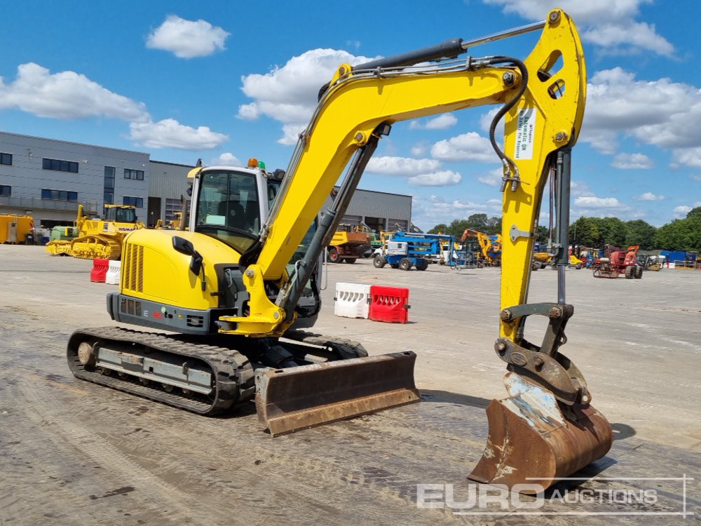 Mini bager 2017 Wacker Neuson EZ80: slika Mini bager 2017 Wacker Neuson EZ80