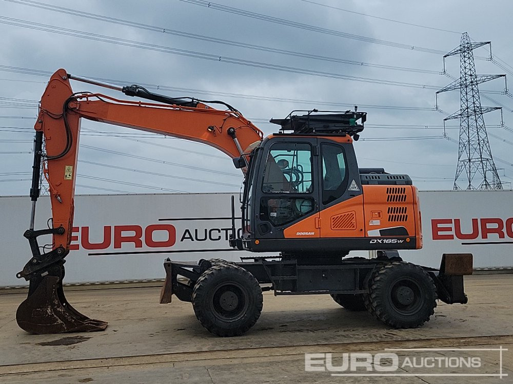 2018 Doosan DX165W-5 - Bager na kotačima: slika 2018 Doosan DX165W-5 - Bager na kotačima 2018 Doosan DX165W-5 - Bager na kotačima: slika 2018 Doosan DX165W-5 - Bager na kotačima