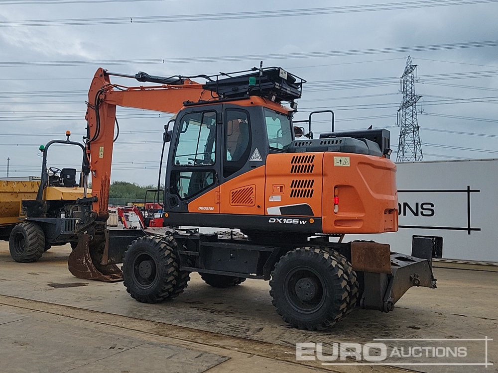 2018 Doosan DX165W-5 - Bager na kotačima: slika 2018 Doosan DX165W-5 - Bager na kotačima 2018 Doosan DX165W-5 - Bager na kotačima: slika 2018 Doosan DX165W-5 - Bager na kotačima