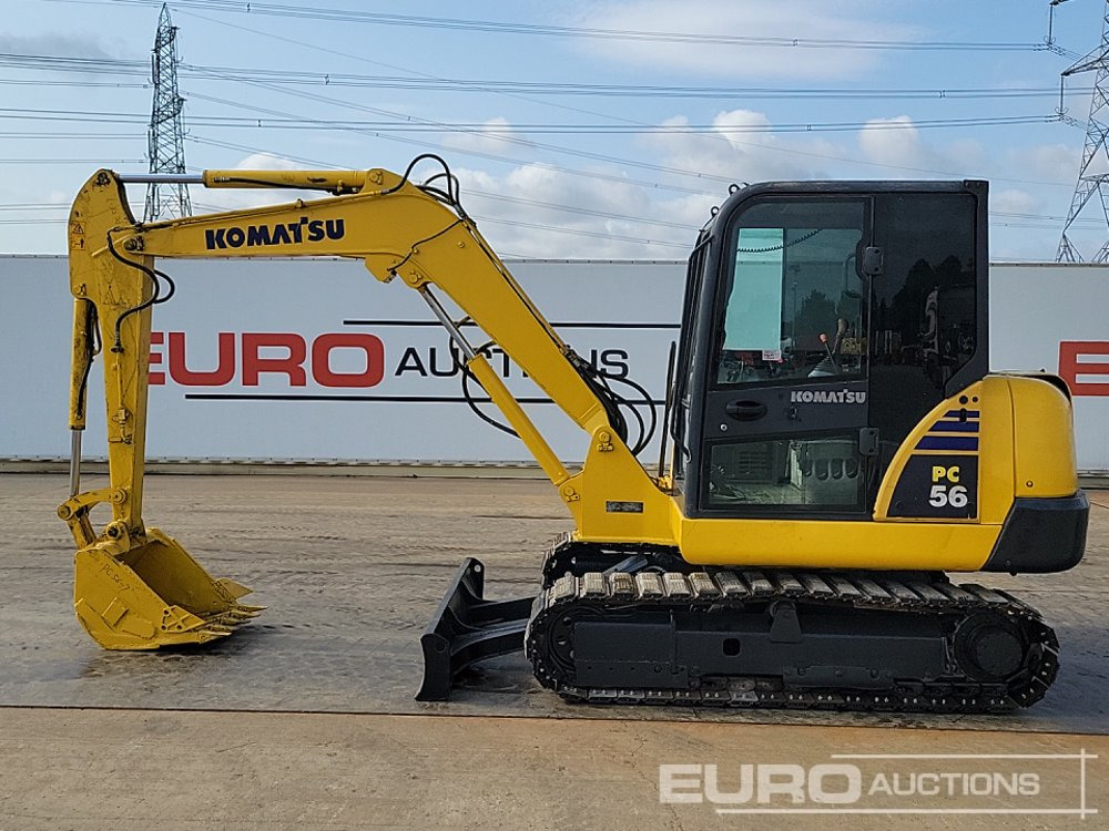 2018 Komatsu PC56-7 - Mini bager: slika 2018 Komatsu PC56-7 - Mini bager 2018 Komatsu PC56-7 - Mini bager: slika 2018 Komatsu PC56-7 - Mini bager