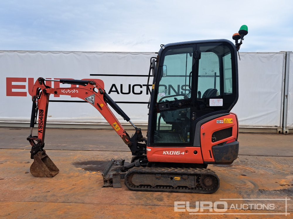 2018 Kubota KX016-4 - Mini bager: slika 2018 Kubota KX016-4 - Mini bager 2018 Kubota KX016-4 - Mini bager: slika 2018 Kubota KX016-4 - Mini bager
