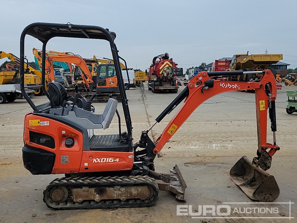 Mini bager 2018 Kubota KX016-4: slika Mini bager 2018 Kubota KX016-4