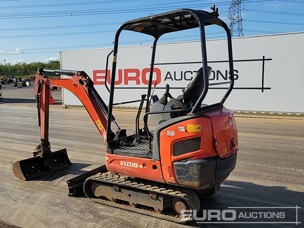 2018 Kubota KX018-4 - Mini bager: slika 2018 Kubota KX018-4 - Mini bager 2018 Kubota KX018-4 - Mini bager: slika 2018 Kubota KX018-4 - Mini bager