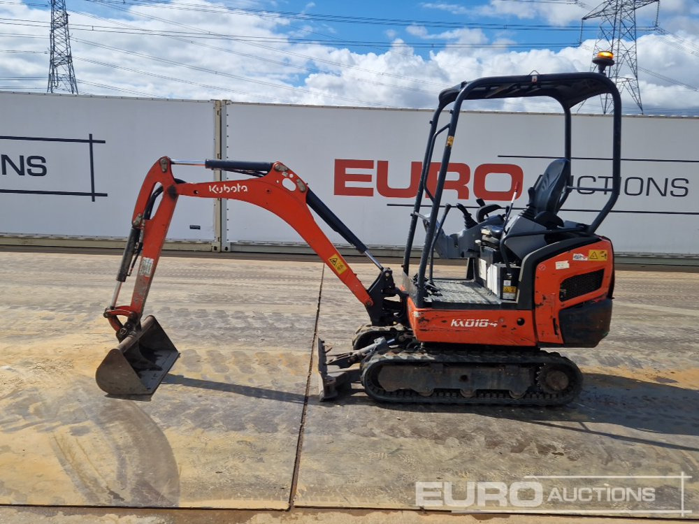 2018 Kubota KX018-4 - Mini bager: slika 2018 Kubota KX018-4 - Mini bager 2018 Kubota KX018-4 - Mini bager: slika 2018 Kubota KX018-4 - Mini bager