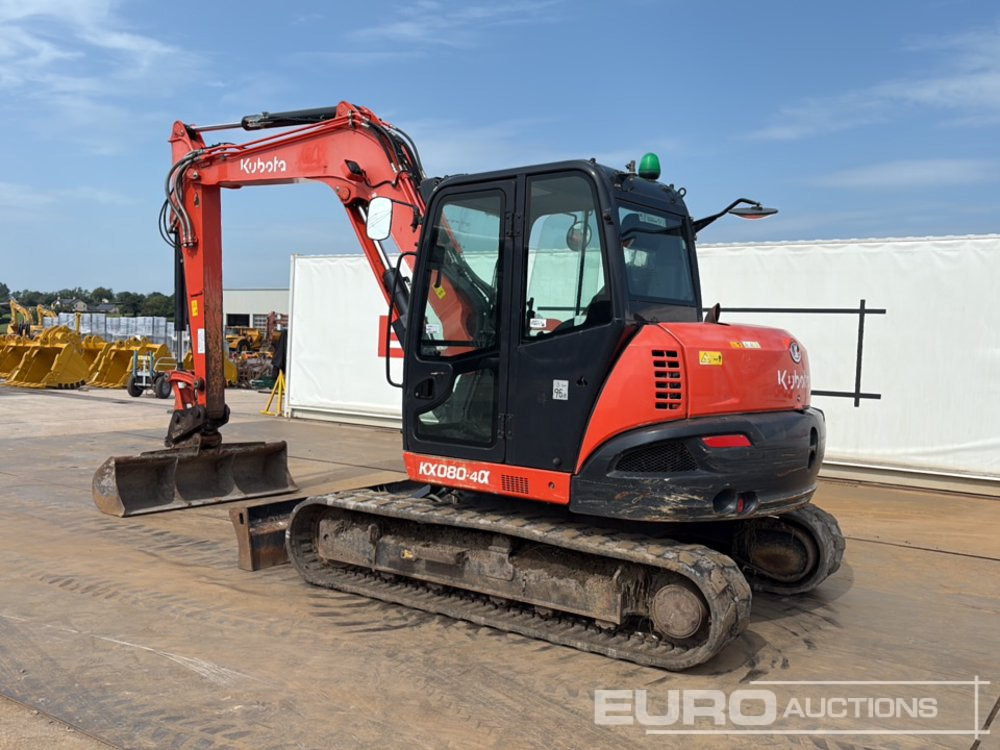2018 Kubota KX080-4 - Mini bager: slika 2018 Kubota KX080-4 - Mini bager 2018 Kubota KX080-4 - Mini bager: slika 2018 Kubota KX080-4 - Mini bager