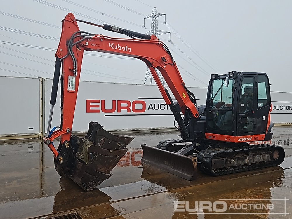 2018 Kubota KX080-4A - Mini bager: slika 2018 Kubota KX080-4A - Mini bager 2018 Kubota KX080-4A - Mini bager: slika 2018 Kubota KX080-4A - Mini bager