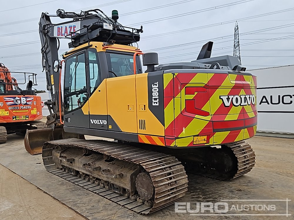 2018 Volvo EC180EL - Bager gusjeničar: slika 2018 Volvo EC180EL - Bager gusjeničar 2018 Volvo EC180EL - Bager gusjeničar: slika 2018 Volvo EC180EL - Bager gusjeničar
