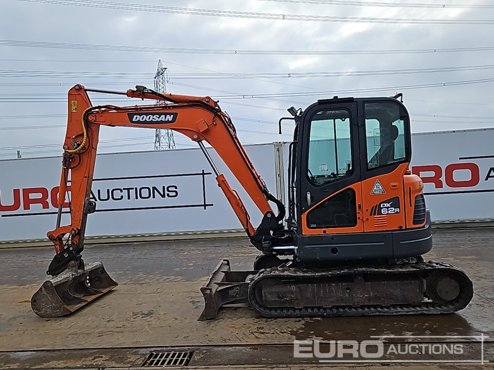 2019 Doosan DX62R-3 - Mini bager: slika 2019 Doosan DX62R-3 - Mini bager 2019 Doosan DX62R-3 - Mini bager: slika 2019 Doosan DX62R-3 - Mini bager