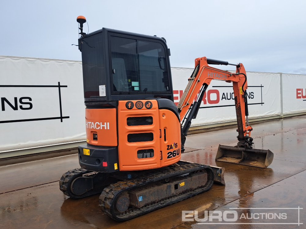 2019 Hitachi ZX26U-5A CR - Mini bager: slika 2019 Hitachi ZX26U-5A CR - Mini bager 2019 Hitachi ZX26U-5A CR - Mini bager: slika 2019 Hitachi ZX26U-5A CR - Mini bager