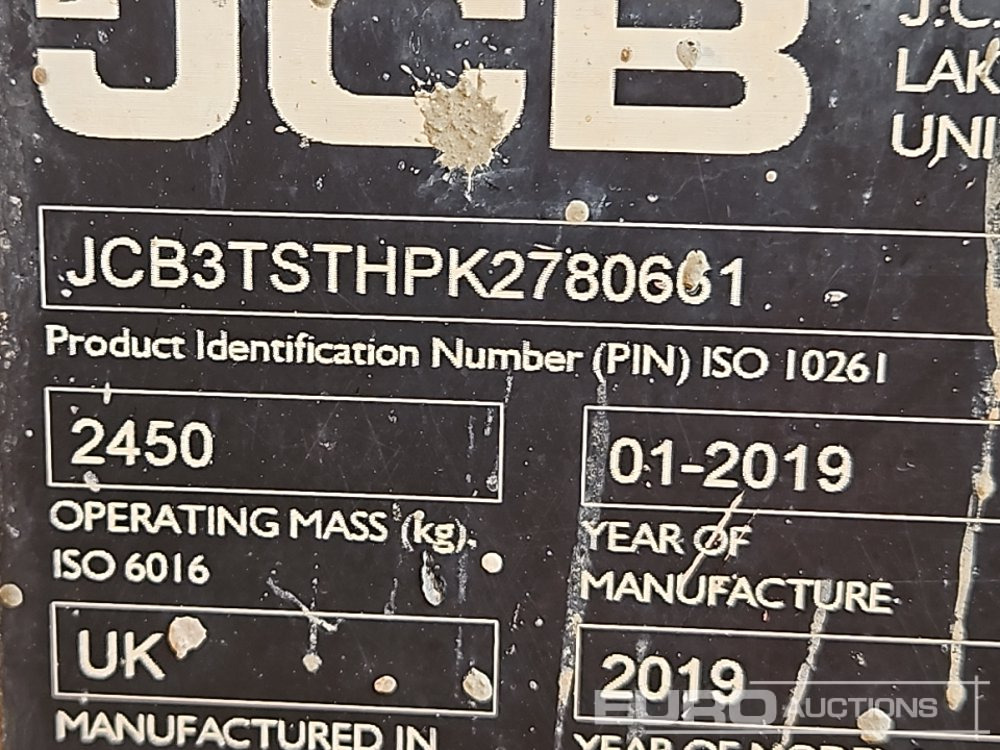 Mini istovarivač 2019 JCB 3STH: slika Mini istovarivač 2019 JCB 3STH