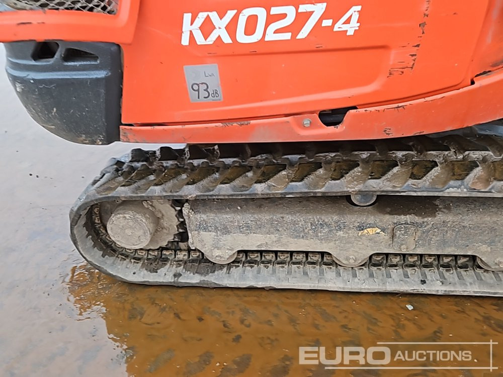 Mini bager 2019 Kubota KX027-4: slika Mini bager 2019 Kubota KX027-4