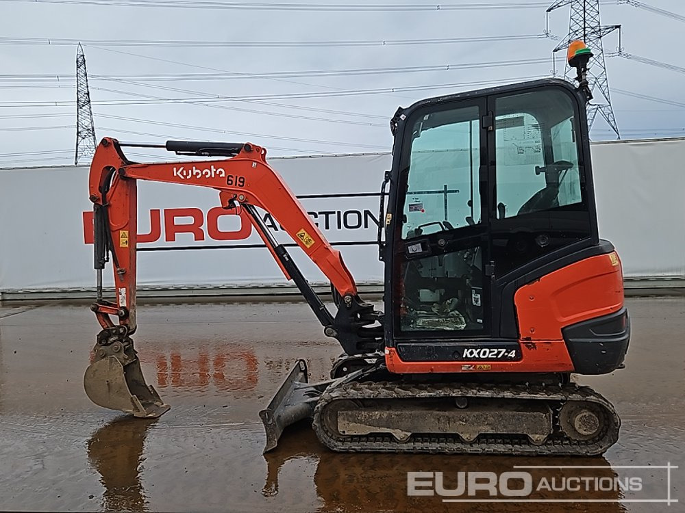 2019 Kubota KX027-4 - Mini bager: slika 2019 Kubota KX027-4 - Mini bager 2019 Kubota KX027-4 - Mini bager: slika 2019 Kubota KX027-4 - Mini bager