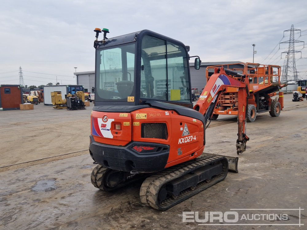 2019 Kubota KX027-4 - Mini bager: slika 2019 Kubota KX027-4 - Mini bager 2019 Kubota KX027-4 - Mini bager: slika 2019 Kubota KX027-4 - Mini bager