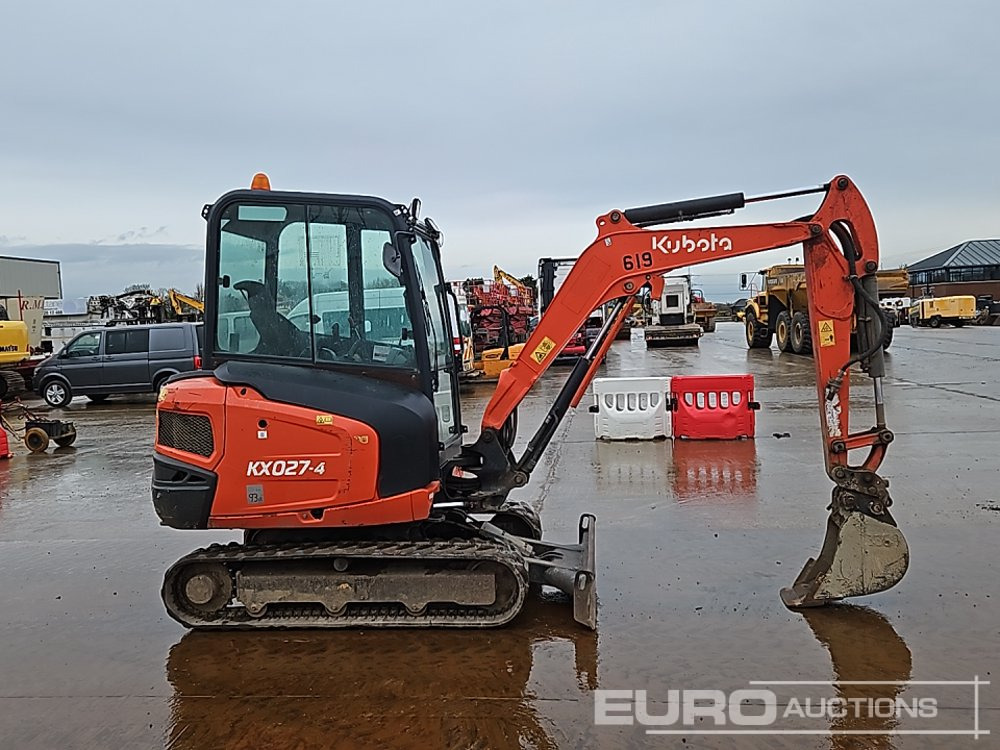 Mini bager 2019 Kubota KX027-4: slika Mini bager 2019 Kubota KX027-4