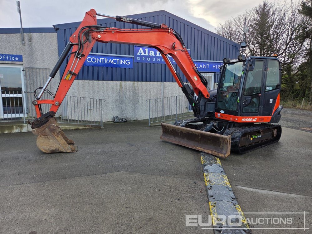 2019 Kubota KX080-4 - Mini bager: slika 2019 Kubota KX080-4 - Mini bager 2019 Kubota KX080-4 - Mini bager: slika 2019 Kubota KX080-4 - Mini bager