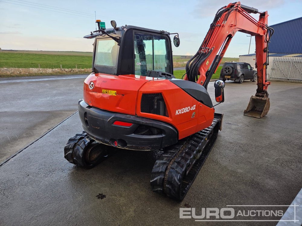 2019 Kubota KX080-4 - Mini bager: slika 2019 Kubota KX080-4 - Mini bager 2019 Kubota KX080-4 - Mini bager: slika 2019 Kubota KX080-4 - Mini bager