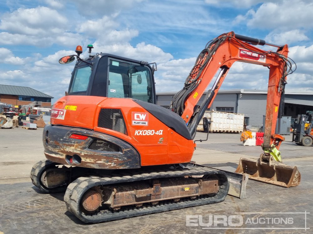 2019 Kubota KX080-4A - Mini bager: slika 2019 Kubota KX080-4A - Mini bager 2019 Kubota KX080-4A - Mini bager: slika 2019 Kubota KX080-4A - Mini bager