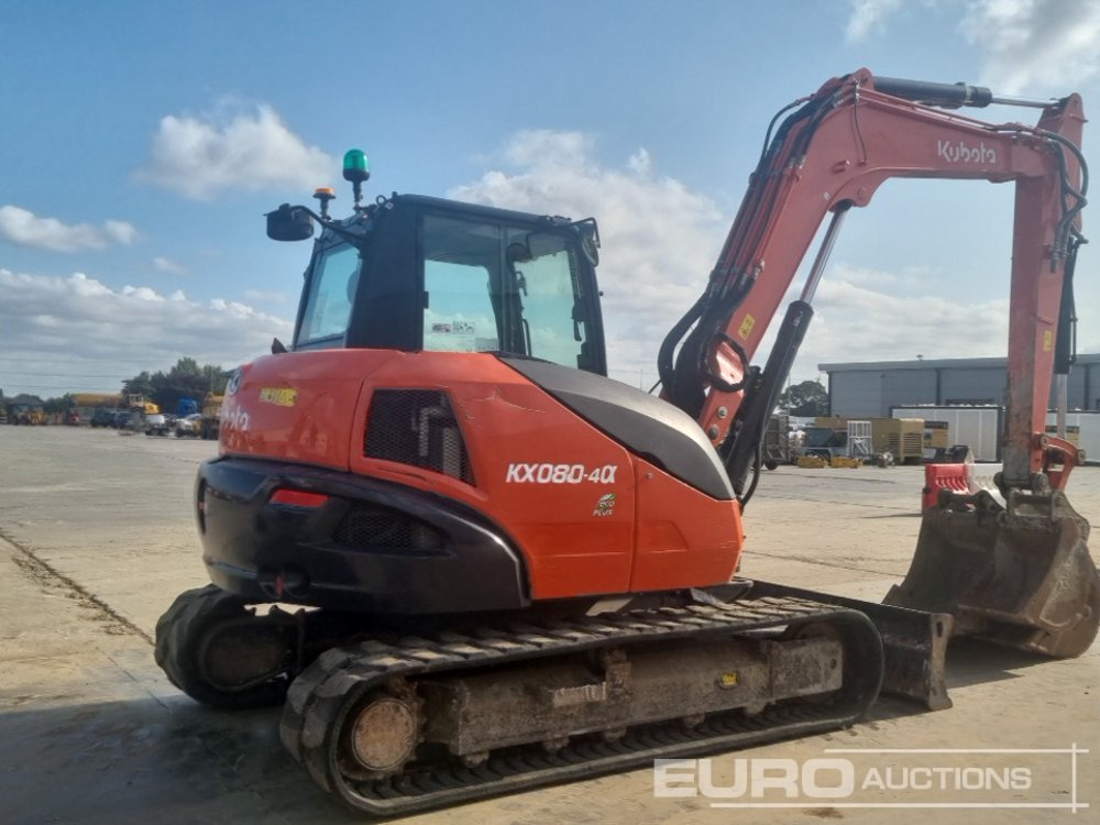 2019 Kubota KX080-4A - Mini bager: slika 2019 Kubota KX080-4A - Mini bager 2019 Kubota KX080-4A - Mini bager: slika 2019 Kubota KX080-4A - Mini bager