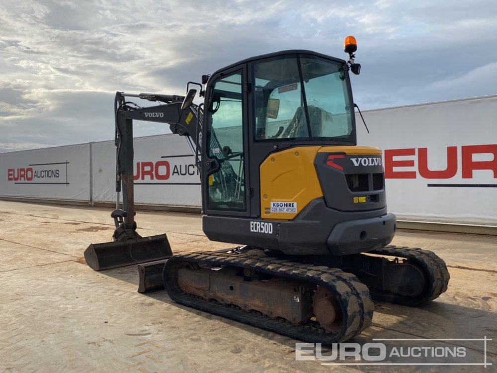 2019 Volvo ECR50D - Mini bager: slika 2019 Volvo ECR50D - Mini bager 2019 Volvo ECR50D - Mini bager: slika 2019 Volvo ECR50D - Mini bager