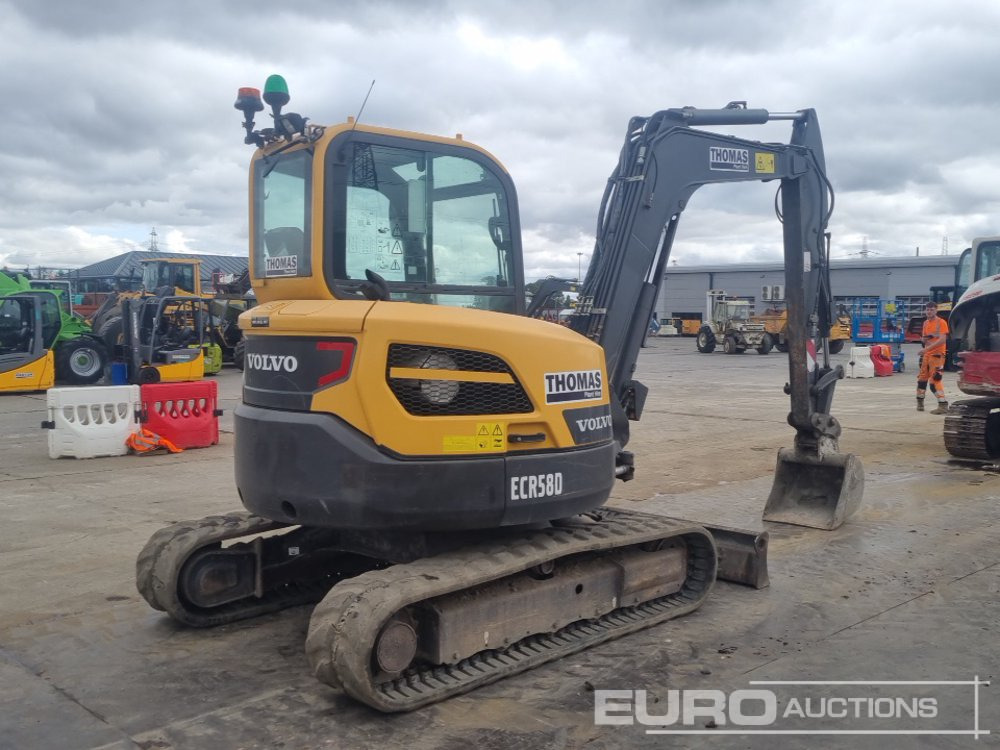 2019 Volvo ECR58D - Mini bager: slika 2019 Volvo ECR58D - Mini bager 2019 Volvo ECR58D - Mini bager: slika 2019 Volvo ECR58D - Mini bager