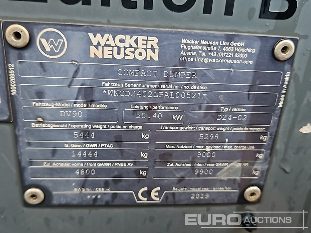 Mini istovarivač 2019 Wacker Neuson DV90: slika Mini istovarivač 2019 Wacker Neuson DV90 Mini istovarivač 2019 Wacker Neuson DV90: slika Mini istovarivač 2019 Wacker Neuson DV90