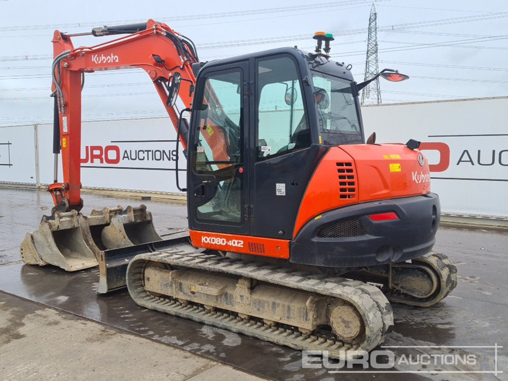 2020 Kubota KX080-4A2 - Mini bager: slika 2020 Kubota KX080-4A2 - Mini bager 2020 Kubota KX080-4A2 - Mini bager: slika 2020 Kubota KX080-4A2 - Mini bager