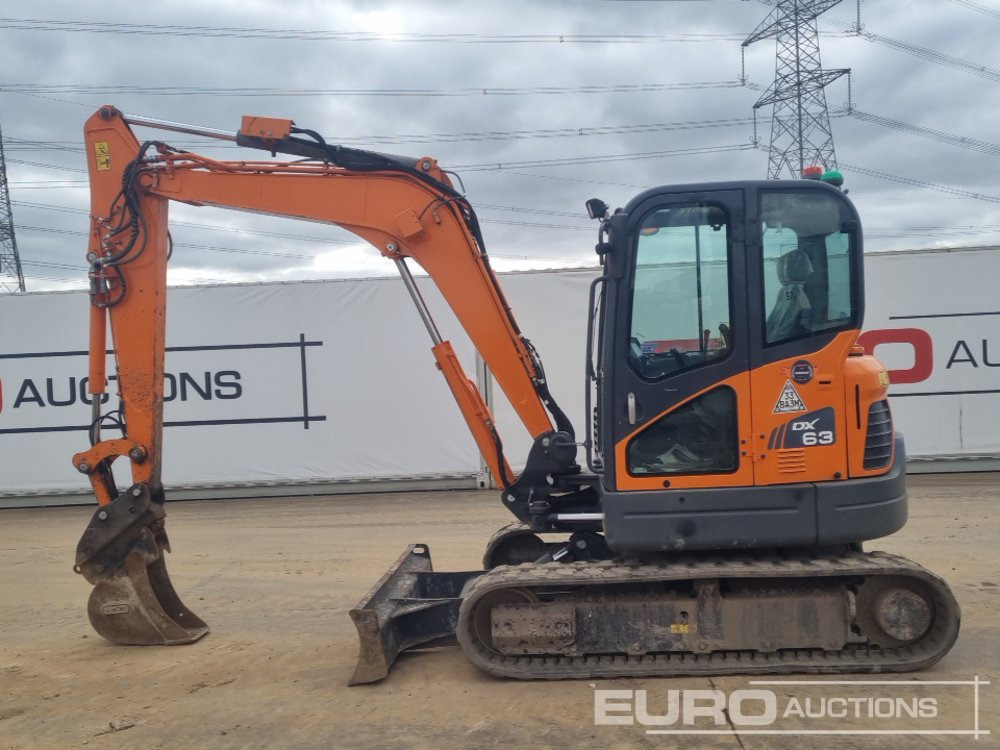 2021 Doosan DX63-3 - Mini bager: slika 2021 Doosan DX63-3 - Mini bager 2021 Doosan DX63-3 - Mini bager: slika 2021 Doosan DX63-3 - Mini bager