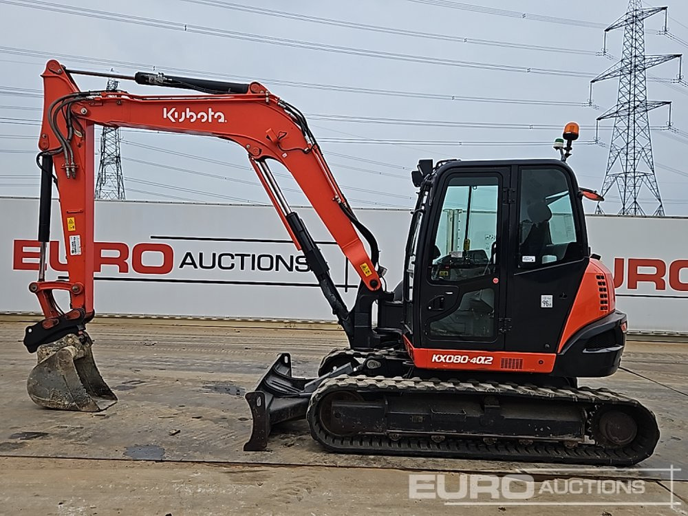2021 Kubota KX080-4A2 - Mini bager: slika 2021 Kubota KX080-4A2 - Mini bager 2021 Kubota KX080-4A2 - Mini bager: slika 2021 Kubota KX080-4A2 - Mini bager