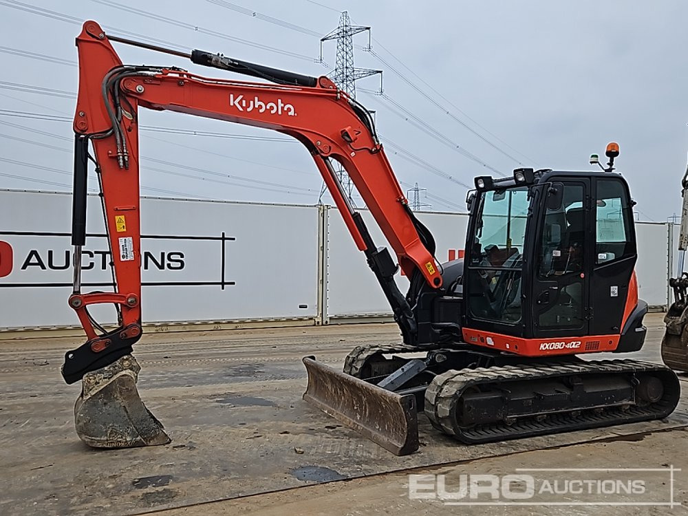 2021 Kubota KX080-4A2 - Mini bager: slika 2021 Kubota KX080-4A2 - Mini bager 2021 Kubota KX080-4A2 - Mini bager: slika 2021 Kubota KX080-4A2 - Mini bager