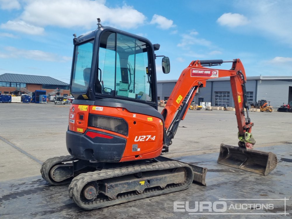 2021 Kubota U27-4 - Mini bager: slika 2021 Kubota U27-4 - Mini bager 2021 Kubota U27-4 - Mini bager: slika 2021 Kubota U27-4 - Mini bager