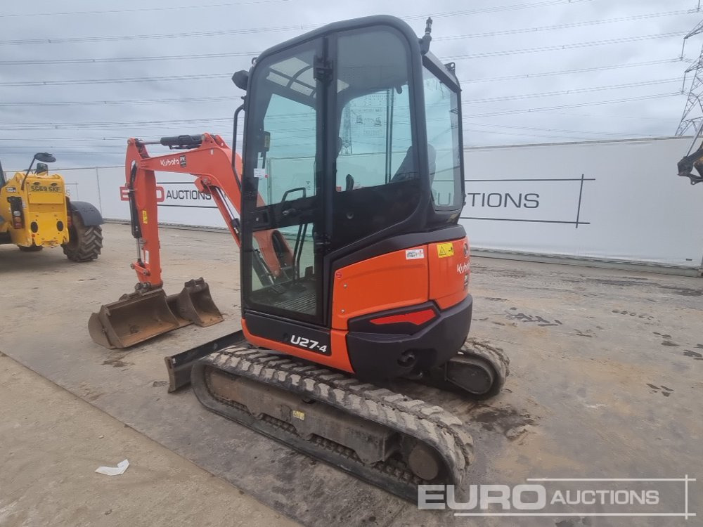 2021 Kubota U27-4 - Mini bager: slika 2021 Kubota U27-4 - Mini bager 2021 Kubota U27-4 - Mini bager: slika 2021 Kubota U27-4 - Mini bager