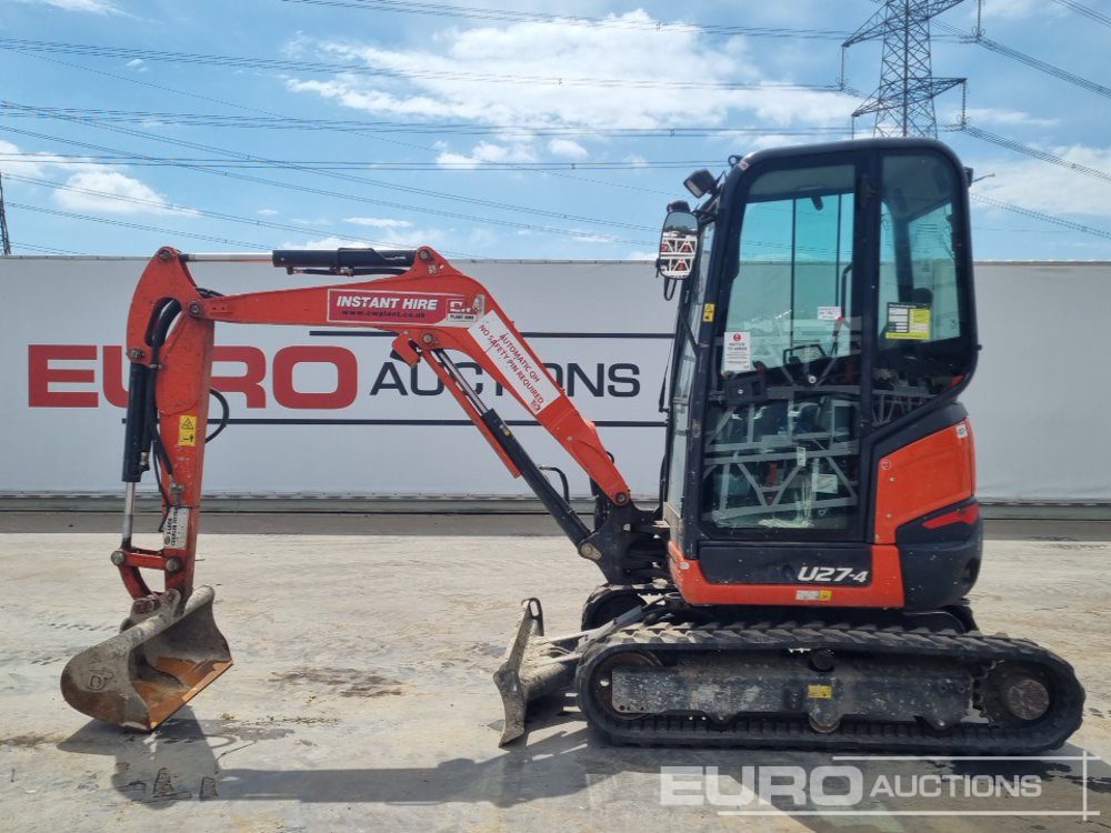 2021 Kubota U27-4 - Mini bager: slika 2021 Kubota U27-4 - Mini bager 2021 Kubota U27-4 - Mini bager: slika 2021 Kubota U27-4 - Mini bager