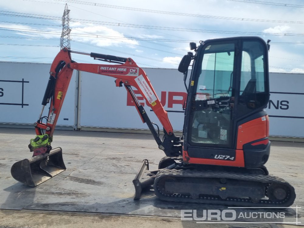 2021 Kubota U27-4 - Mini bager: slika 2021 Kubota U27-4 - Mini bager 2021 Kubota U27-4 - Mini bager: slika 2021 Kubota U27-4 - Mini bager