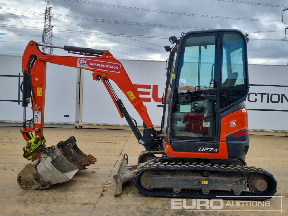 2021 Kubota U27-4 - Mini bager: slika 2021 Kubota U27-4 - Mini bager 2021 Kubota U27-4 - Mini bager: slika 2021 Kubota U27-4 - Mini bager