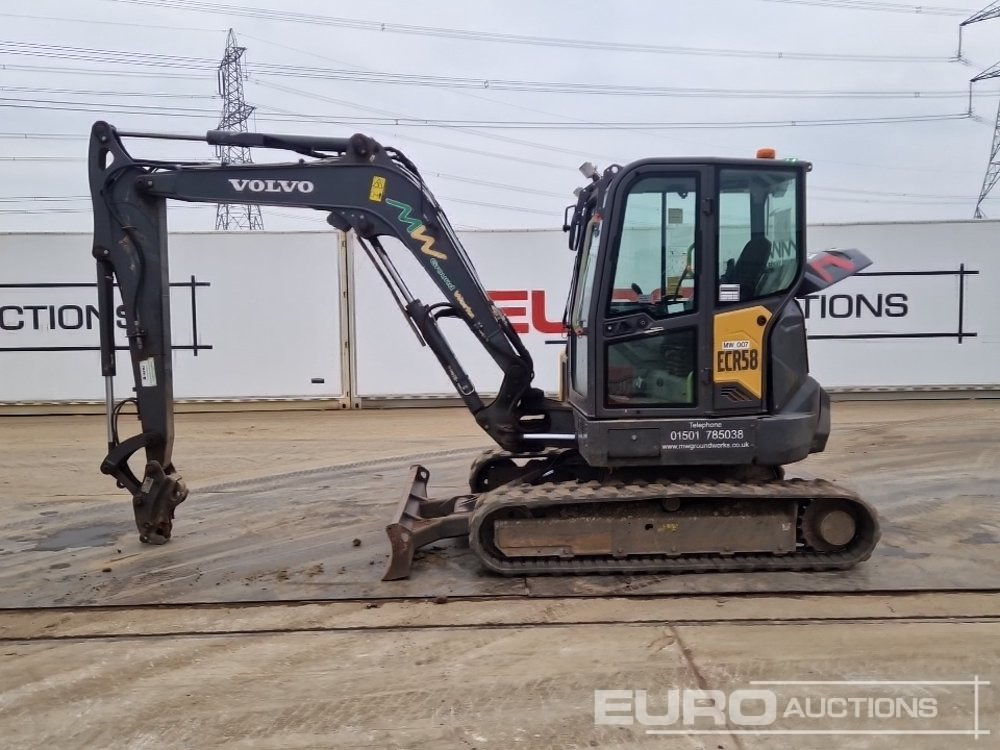 2021 Volvo ECR58F - Mini bager: slika 2021 Volvo ECR58F - Mini bager 2021 Volvo ECR58F - Mini bager: slika 2021 Volvo ECR58F - Mini bager