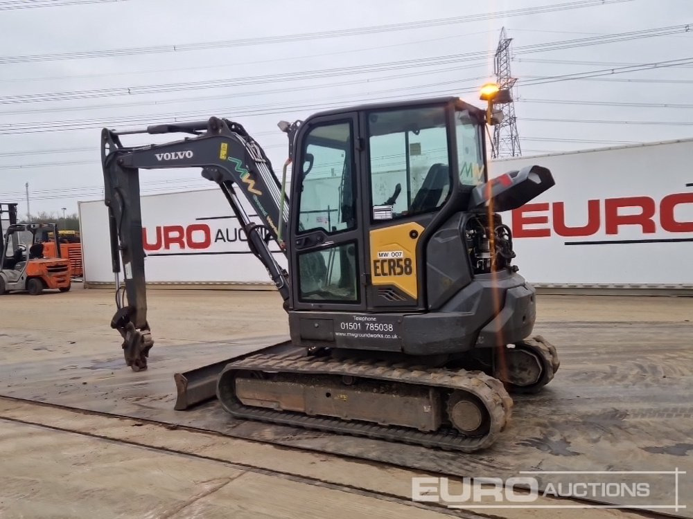 2021 Volvo ECR58F - Mini bager: slika 2021 Volvo ECR58F - Mini bager 2021 Volvo ECR58F - Mini bager: slika 2021 Volvo ECR58F - Mini bager