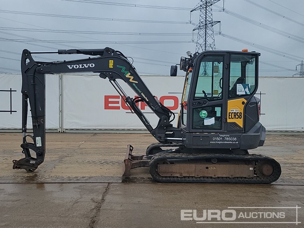 2021 Volvo ECR58F - Mini bager: slika 2021 Volvo ECR58F - Mini bager 2021 Volvo ECR58F - Mini bager: slika 2021 Volvo ECR58F - Mini bager