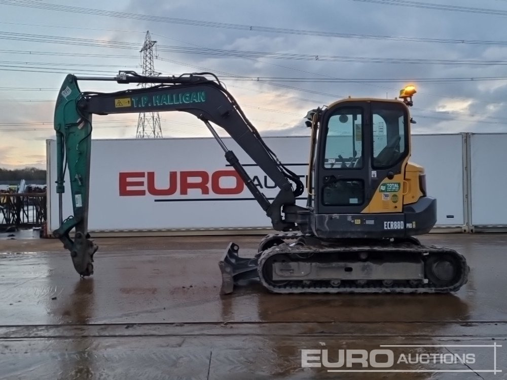 2021 Volvo ECR88D - Mini bager: slika 2021 Volvo ECR88D - Mini bager 2021 Volvo ECR88D - Mini bager: slika 2021 Volvo ECR88D - Mini bager