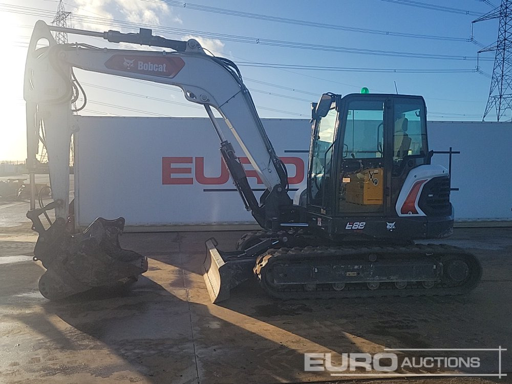2022 Bobcat E88 - Mini bager: slika 2022 Bobcat E88 - Mini bager 2022 Bobcat E88 - Mini bager: slika 2022 Bobcat E88 - Mini bager