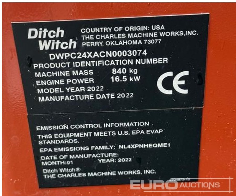 2022 Ditch Witch C24X - Trenčer: slika 2022 Ditch Witch C24X - Trenčer 2022 Ditch Witch C24X - Trenčer: slika 2022 Ditch Witch C24X - Trenčer