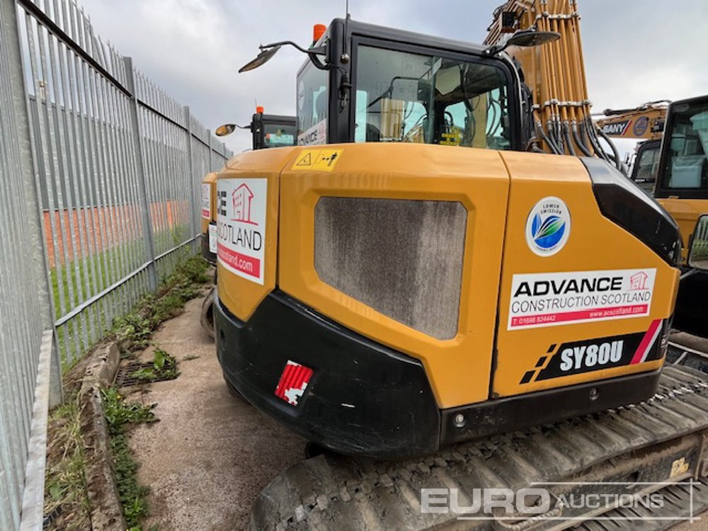 2022 Sany SY80U - Mini bager: slika 2022 Sany SY80U - Mini bager 2022 Sany SY80U - Mini bager: slika 2022 Sany SY80U - Mini bager