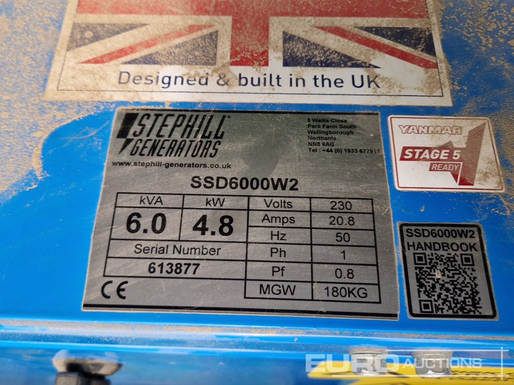 Brodski kontejner 22' x 9' Welfare Unit, Stephill SSD6000VV2 6kVA Generator (Cannot Be Reconsigned): slika Brodski kontejner 22' x 9' Welfare Unit, Stephill SSD6000VV2 6kVA Generator (Cannot Be Reconsigned)