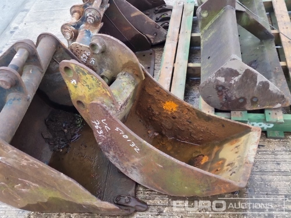 Korpa 42" Ditching, 24", 24", 20", 12" Digging Bucket 35-40mm Pin to suit Mini Excavator: slika Korpa 42" Ditching, 24", 24", 20", 12" Digging Bucket 35-40mm Pin to suit Mini Excavator