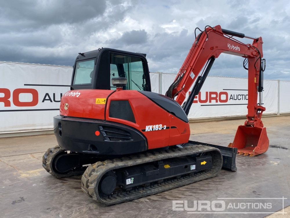 Kubota KX183-3 - Mini bager: slika Kubota KX183-3 - Mini bager Kubota KX183-3 - Mini bager: slika Kubota KX183-3 - Mini bager