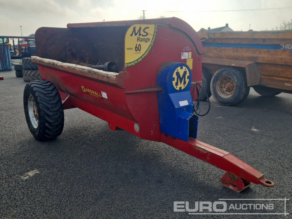 Marshall 60 Single Axle Muck Spreader - Prikolica za poljoprivredna gospodarstva: slika Marshall 60 Single Axle Muck Spreader - Prikolica za poljoprivredna gospodarstva Marshall 60 Single Axle Muck Spreader - Prikolica za poljoprivredna gospodarstva: slika Marshall 60 Single Axle Muck Spreader - Prikolica za poljoprivredna gospodarstva
