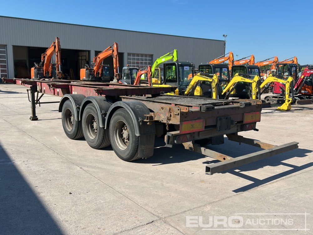 Montracon Tri-Axle Skelly Trailer - Transporter kontejnera/ Poluprikolica s izmjenjivim sanducima: slika Montracon Tri-Axle Skelly Trailer - Transporter kontejnera/ Poluprikolica s izmjenjivim sanducima Montracon Tri-Axle Skelly Trailer - Transporter kontejnera/ Poluprikolica s izmjenjivim sanducima: slika Montracon Tri-Axle Skelly Trailer - Transporter kontejnera/ Poluprikolica s izmjenjivim sanducima
