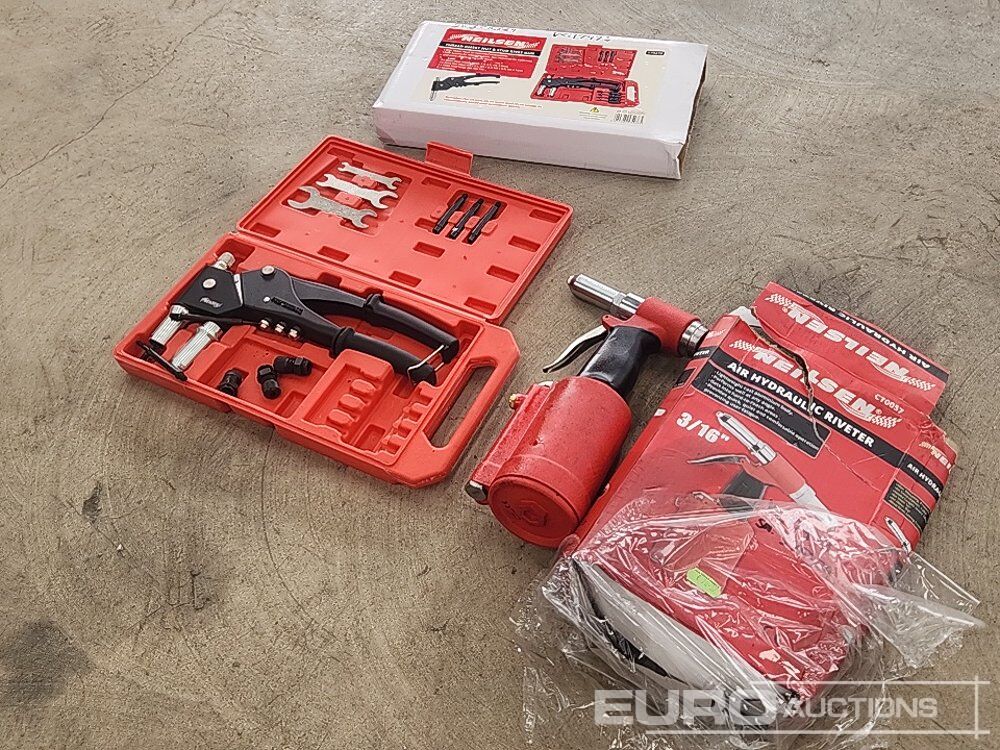 Neilsen Rivet Gun, Bits & Pneumatic Hydraulic Riveter - Oprema za radionice: slika Neilsen Rivet Gun, Bits & Pneumatic Hydraulic Riveter - Oprema za radionice Neilsen Rivet Gun, Bits & Pneumatic Hydraulic Riveter - Oprema za radionice: slika Neilsen Rivet Gun, Bits & Pneumatic Hydraulic Riveter - Oprema za radionice
