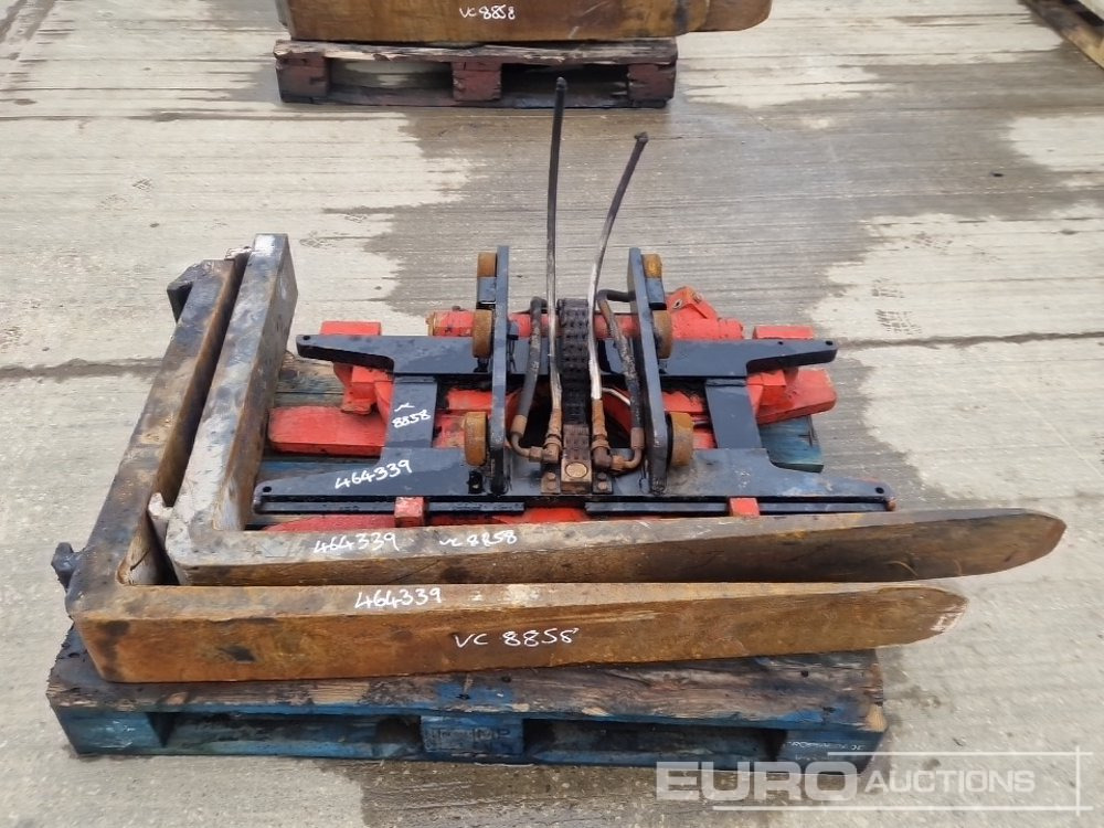 Oprema za rukovanje materijalima Hydraulic Rotating Fork Carriage & Forks to suit Forklift: slika Oprema za rukovanje materijalima Hydraulic Rotating Fork Carriage & Forks to suit Forklift