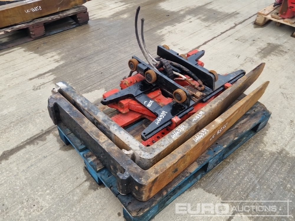 Oprema za rukovanje materijalima Hydraulic Rotating Fork Carriage & Forks to suit Forklift: slika Oprema za rukovanje materijalima Hydraulic Rotating Fork Carriage & Forks to suit Forklift